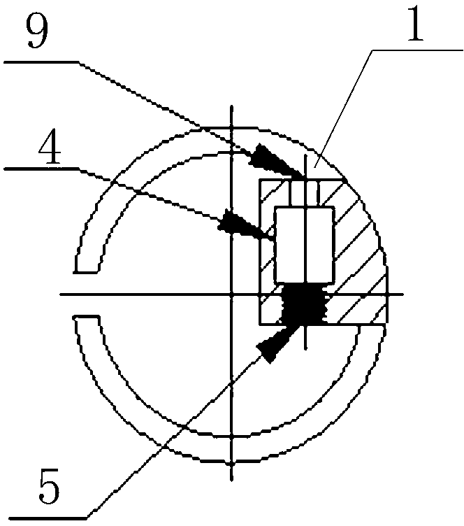 Cable shielding layer processing structure of plug