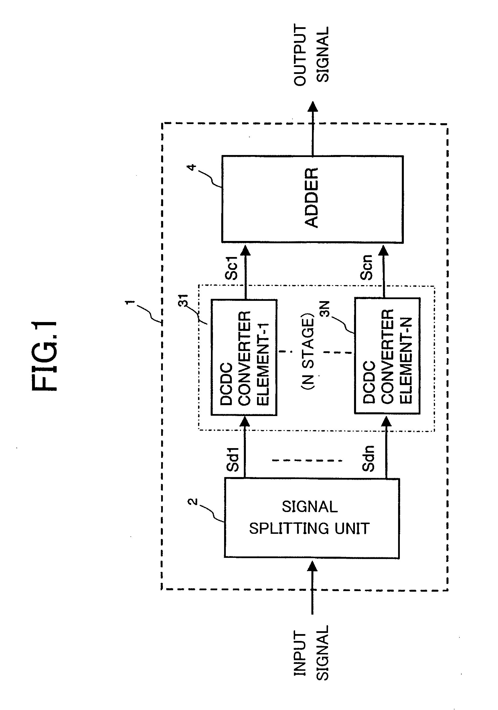 DCDC converter unit, power amplifier, and base station using the same