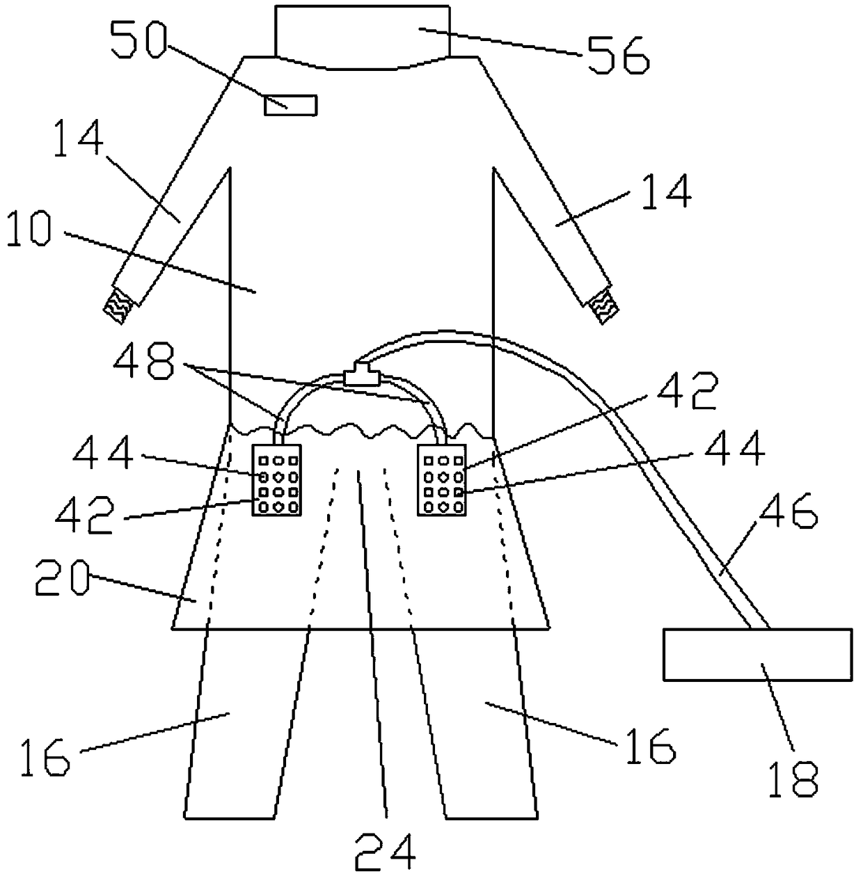 Multifunctional surgical gown