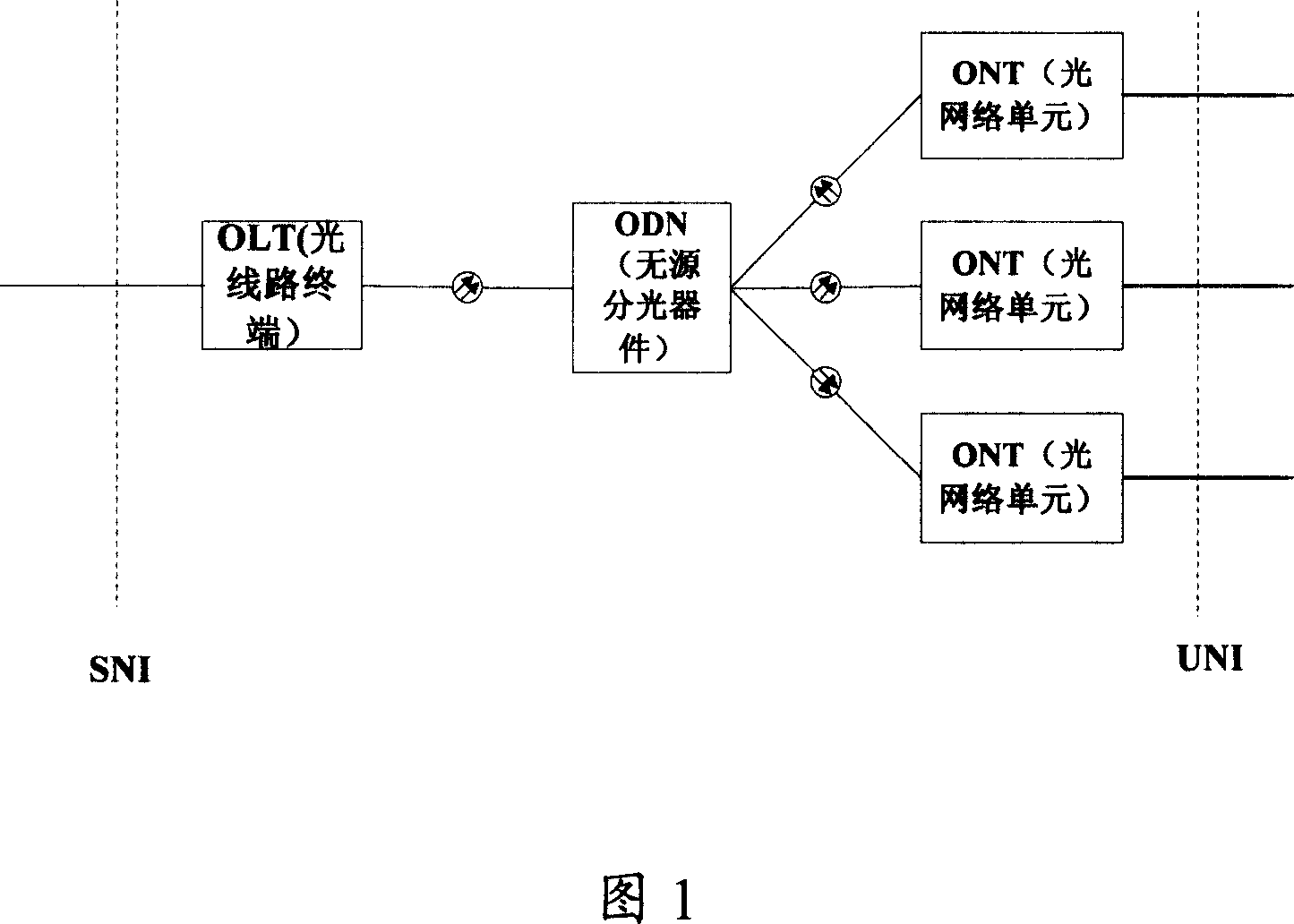 Passive optical network system and method for allocating slave to main controller in system
