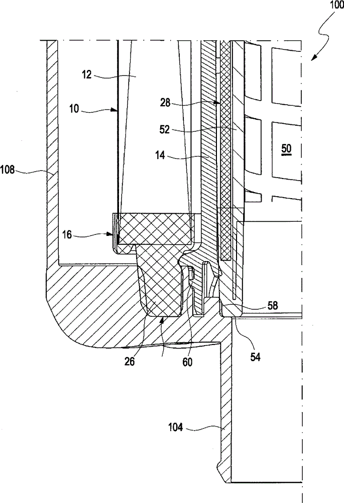 Air filter system and air filter element for an air filter system