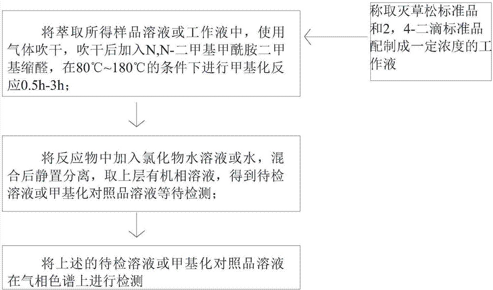 Methylation treatment and gaseous phase detection analysis method