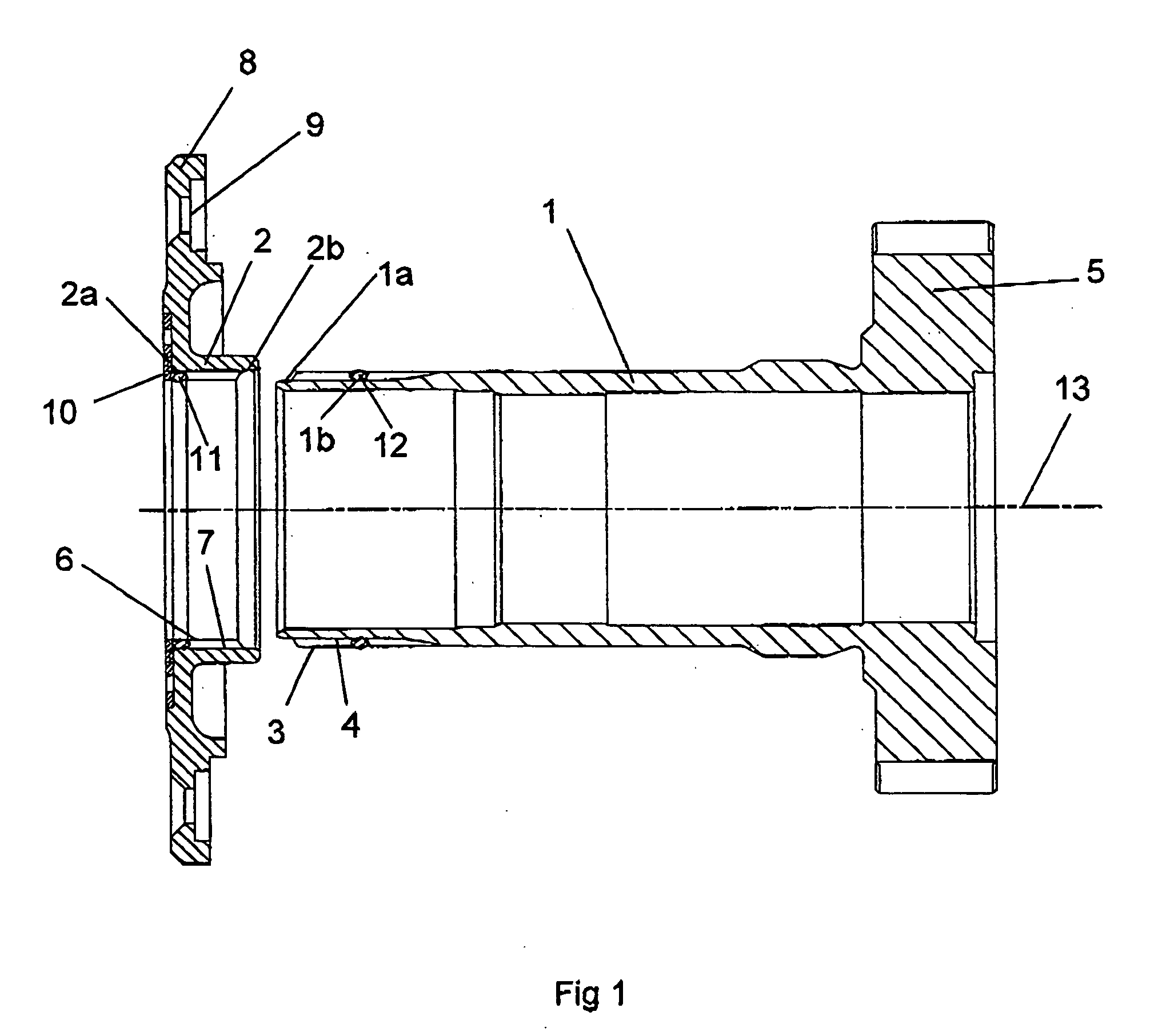 Splined connection