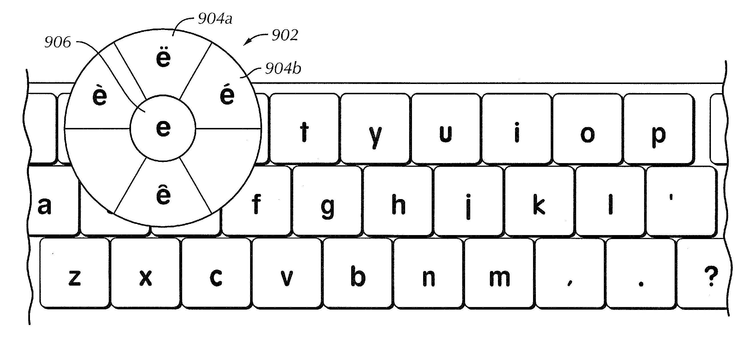 Operation of a computer with touch screen interface