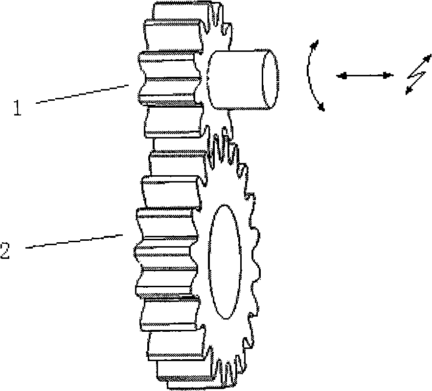 Method of grinding and processing gear wheel