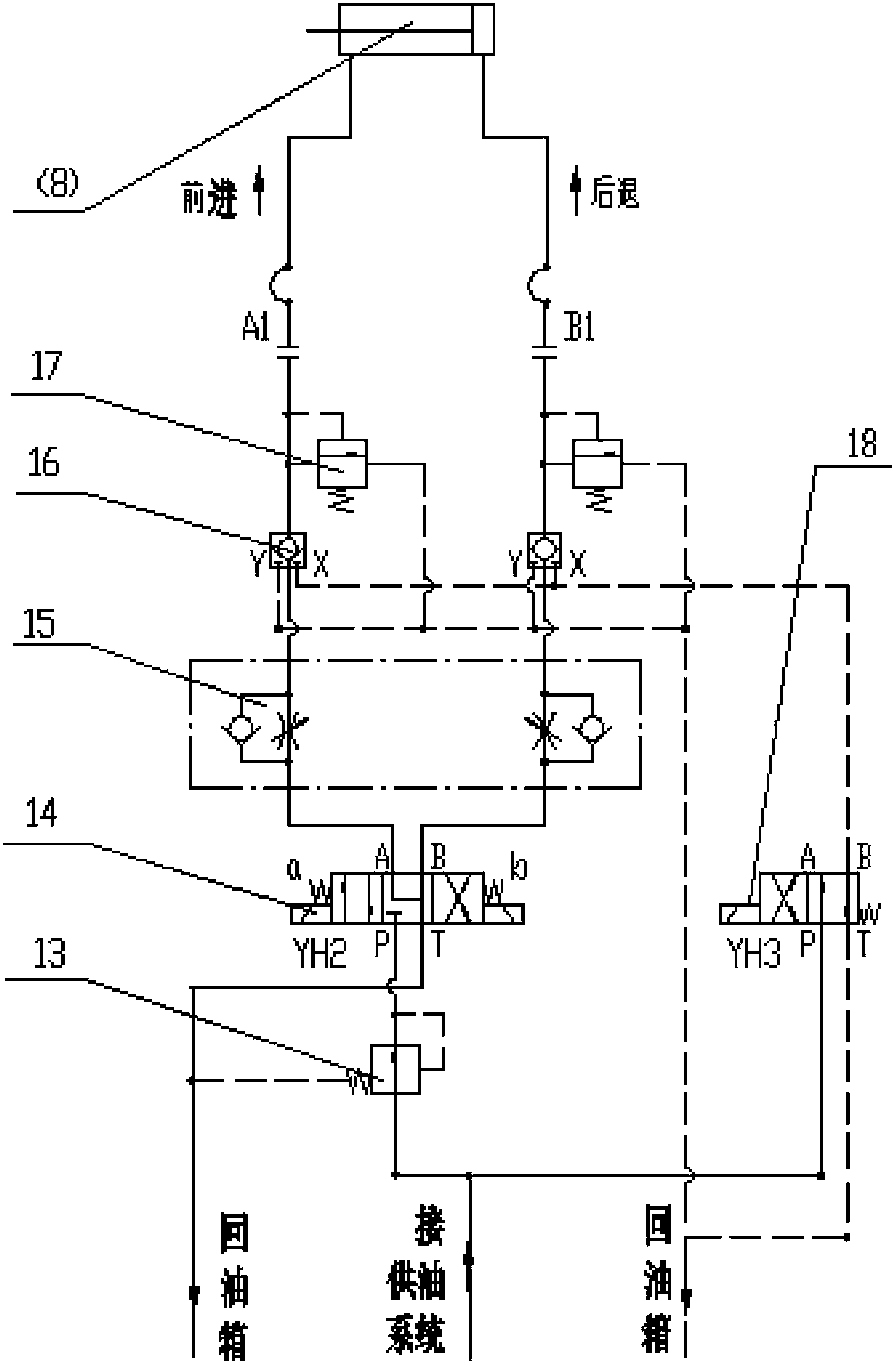 Assembly and disassembly device of weight balancing arm for testing wind power pitch bearing