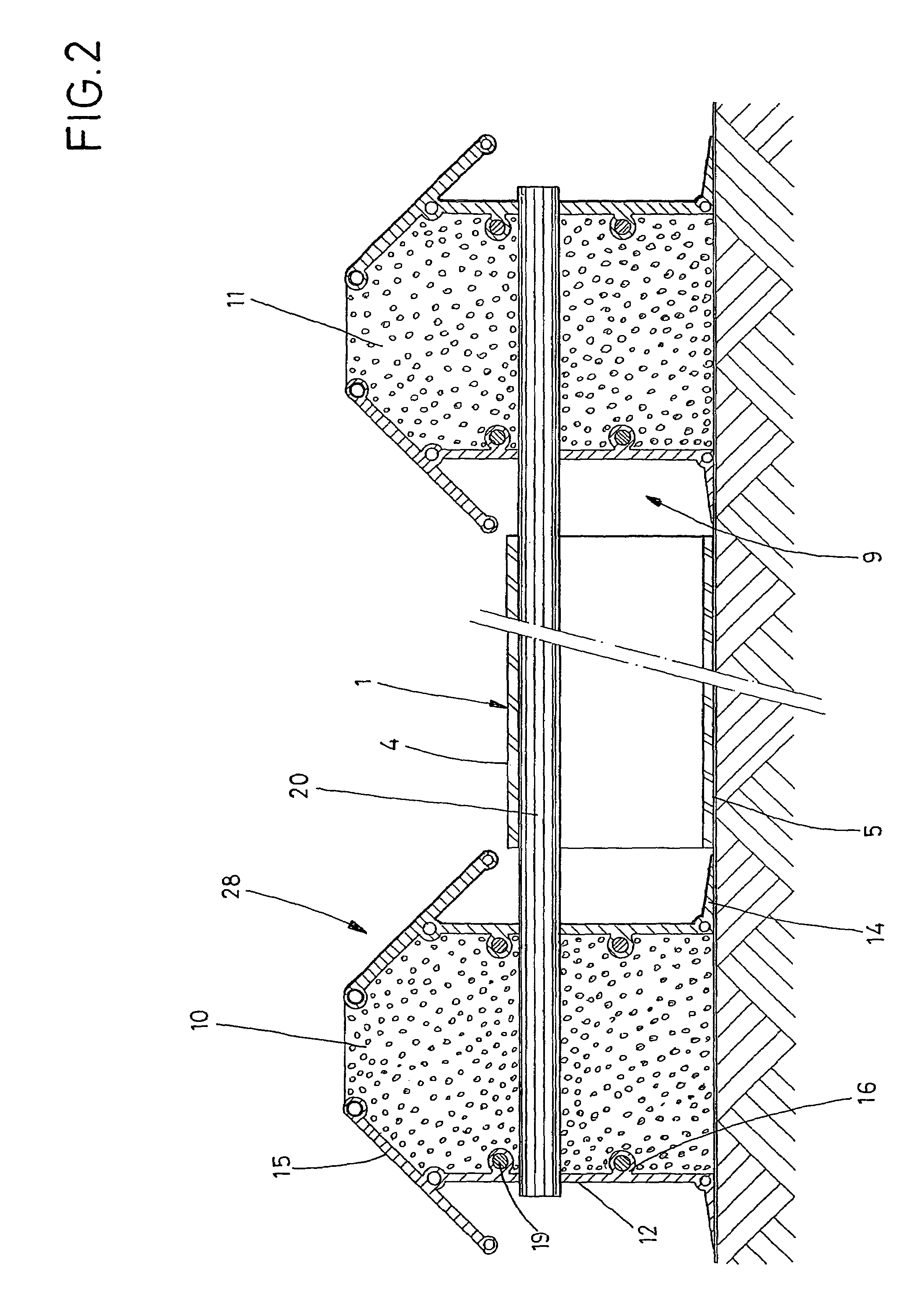 Method for operating a feces conveyor device