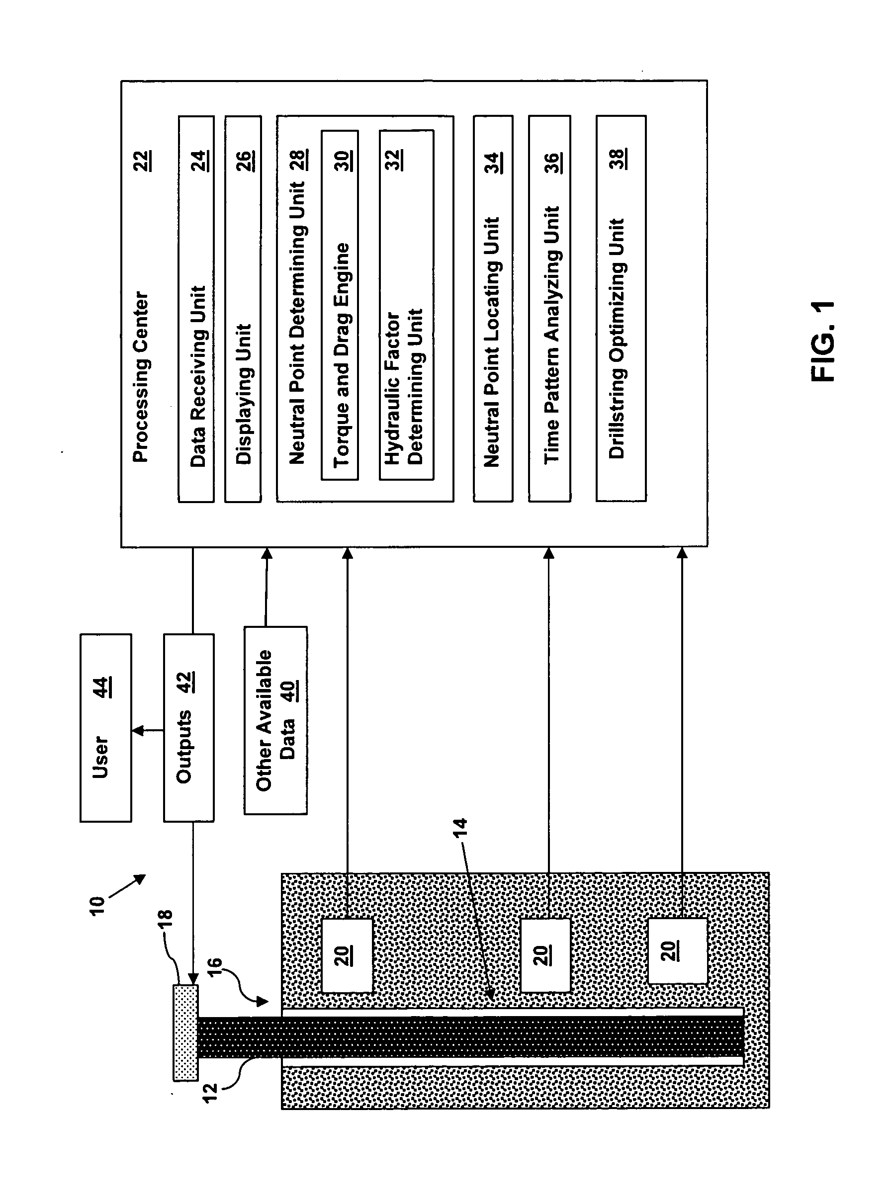 Determining drillstring neutral point based on hydraulic factor