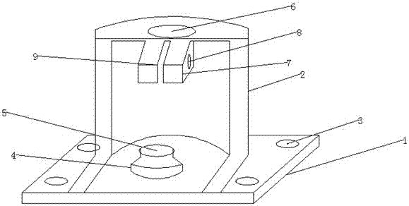 Semi-closed rear arch bracket