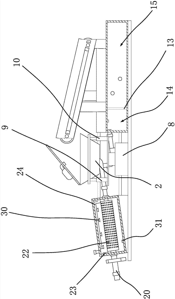 Straw cleaning and drying machine for comprehensive utilization of straws