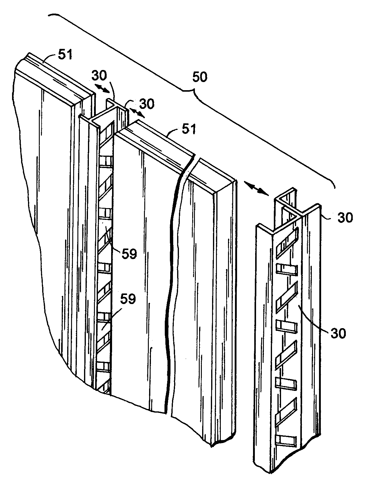 Thermal stud or plate for building wall