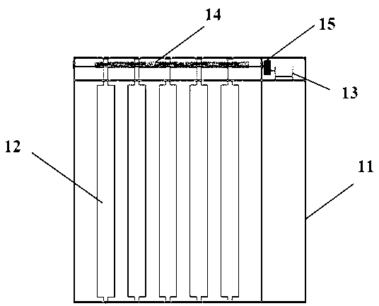 Slit grating array component used for switching 2D/3D displaying modes