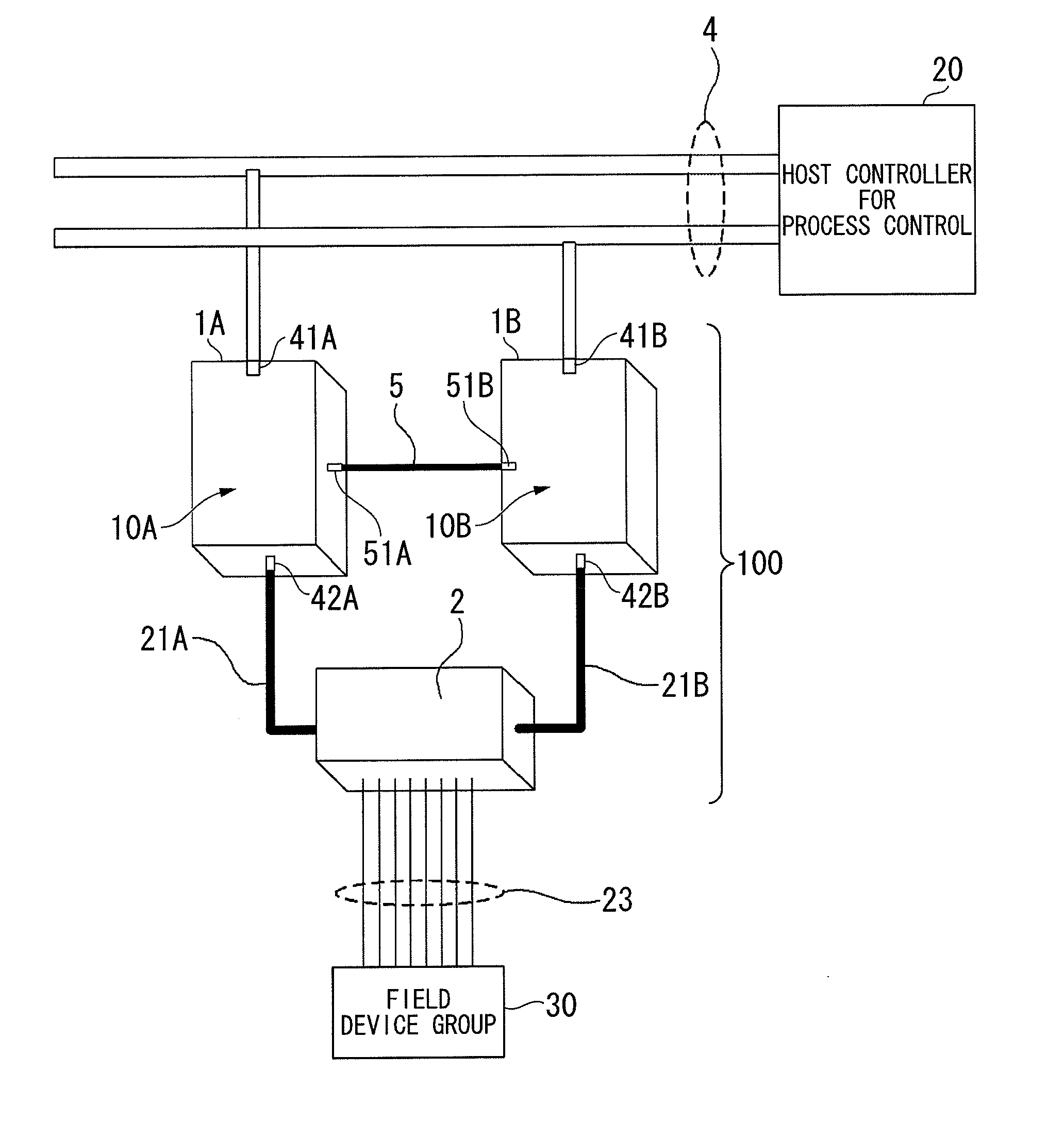 Field communication apparatus and process control system