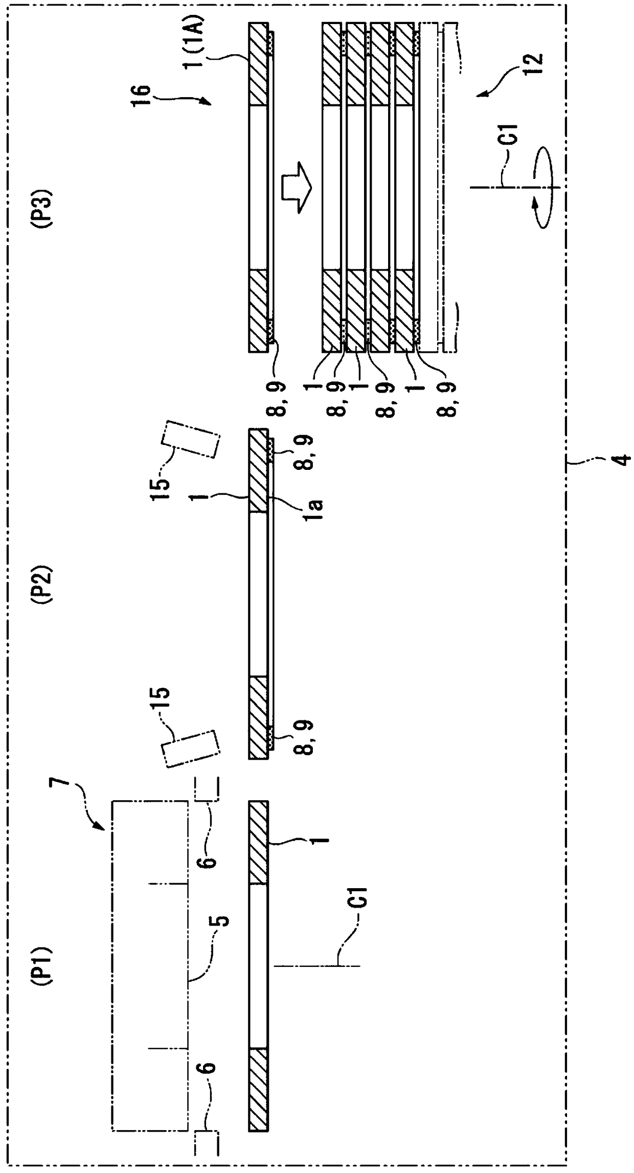 Manufacturing method of laminated steel and laminated steel manufacturing apparatus