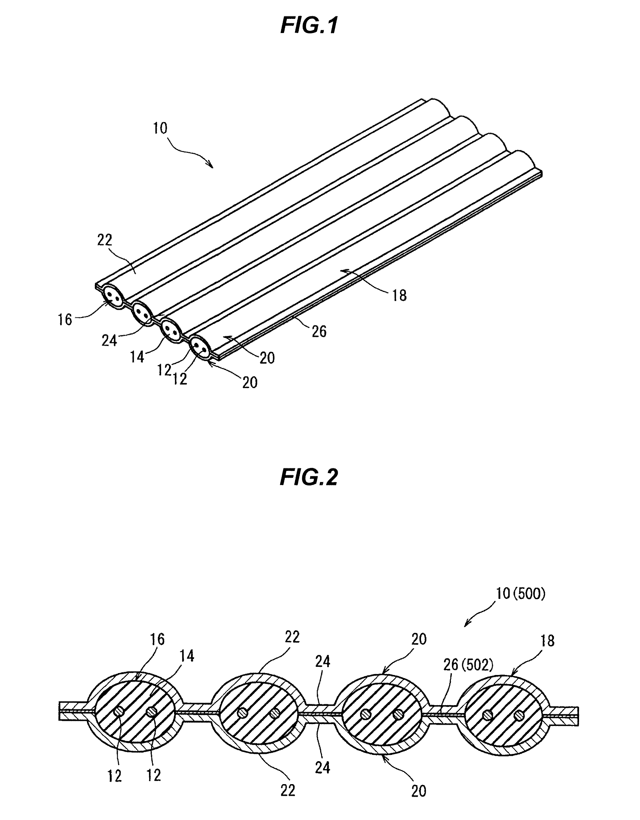 Shielded flat ribbon cable and method for fabricating a shielded flat ribbon cable