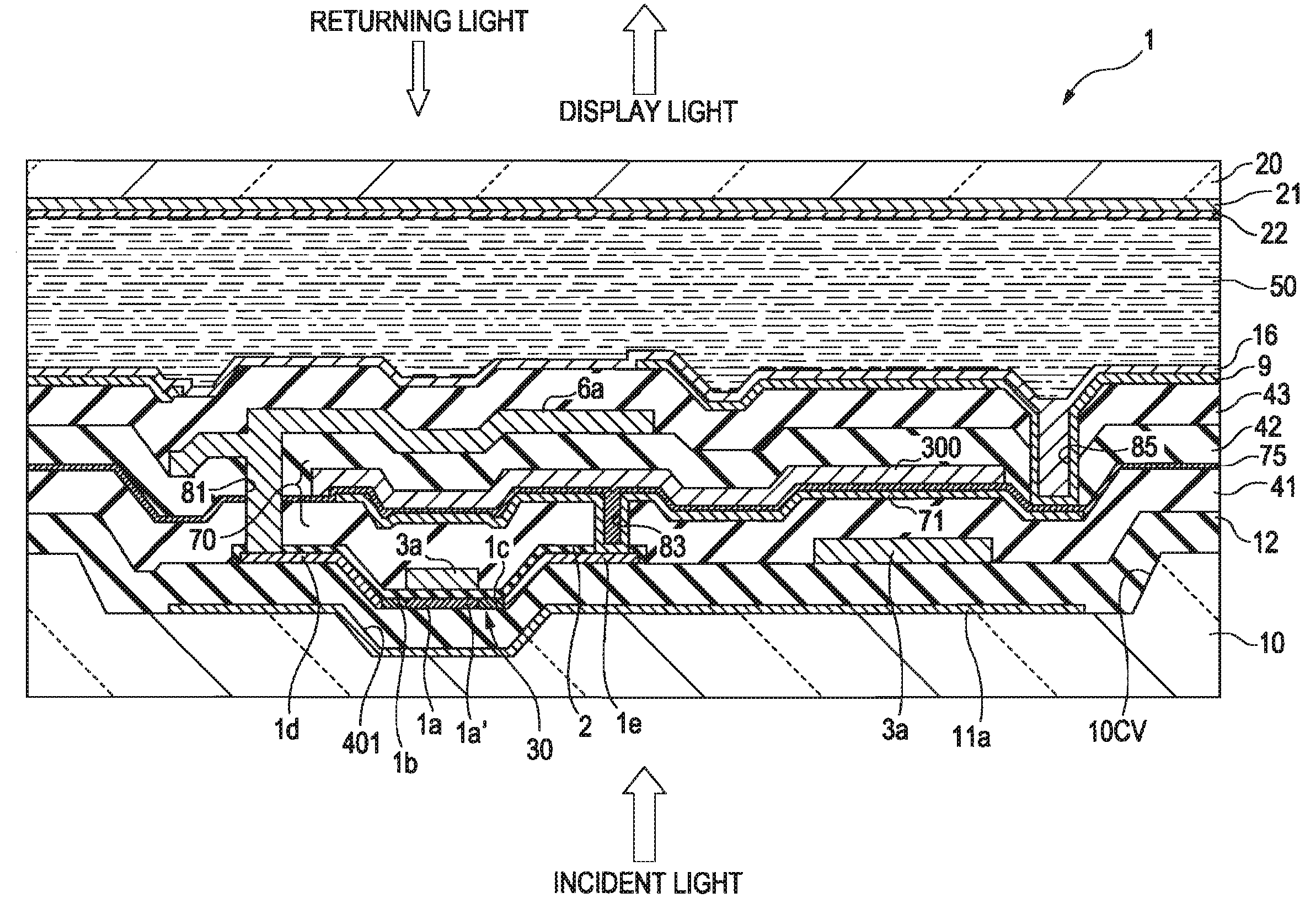 Liquid crystal device and projector