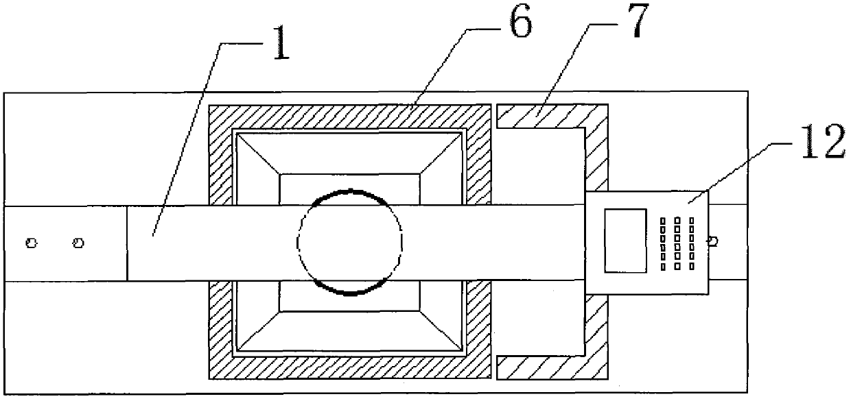 Large contact surface characteristic direct shear apparatus with cycle loading function