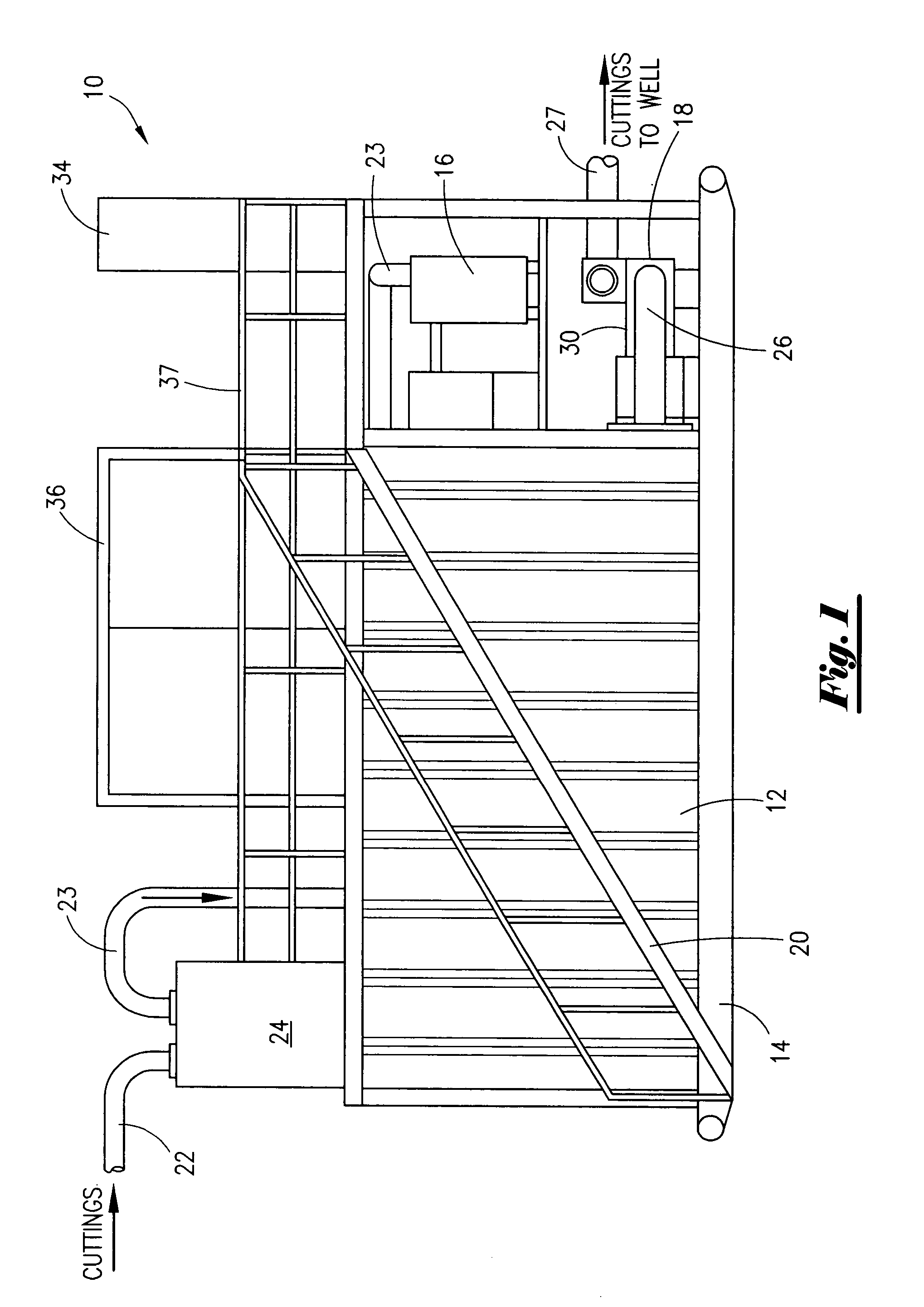 Method and apparatus for processing and injecting drill cuttings
