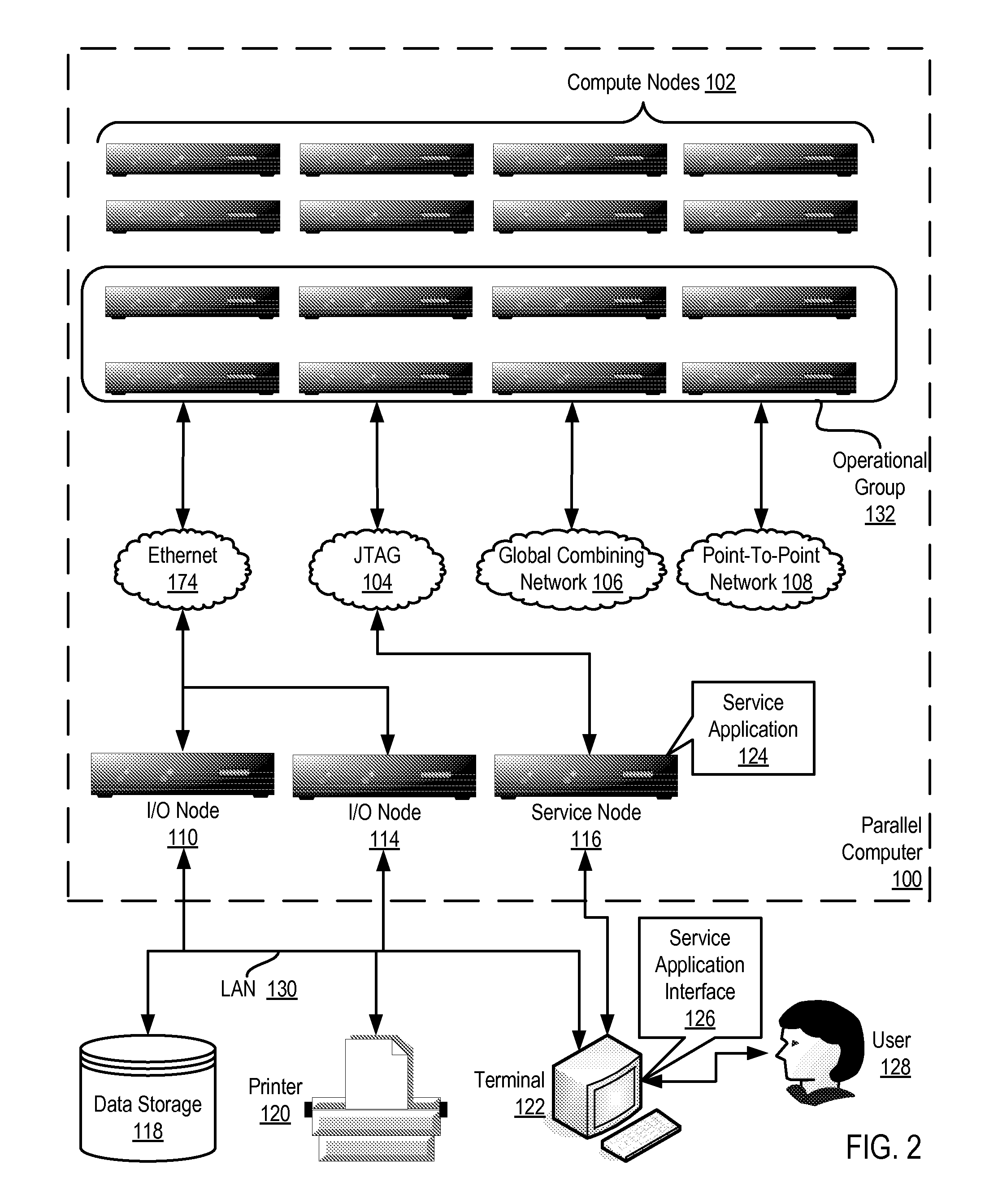 Administering virtual machines in a distributed computing environment