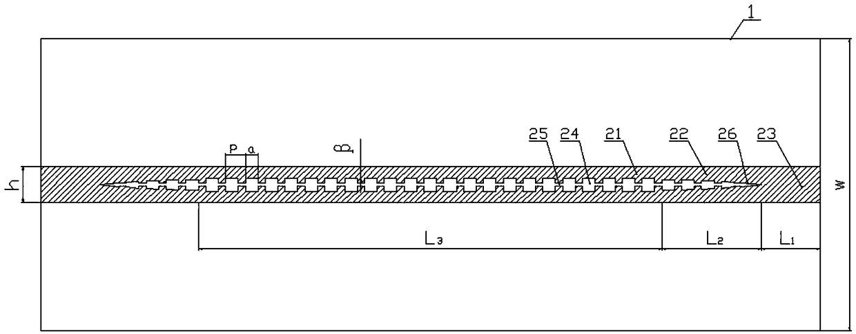 A square-slot structure microwave filter with dual-band operation characteristics