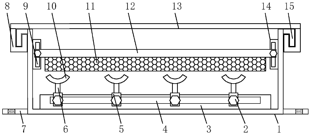 A cable bridge device for power distribution engineering