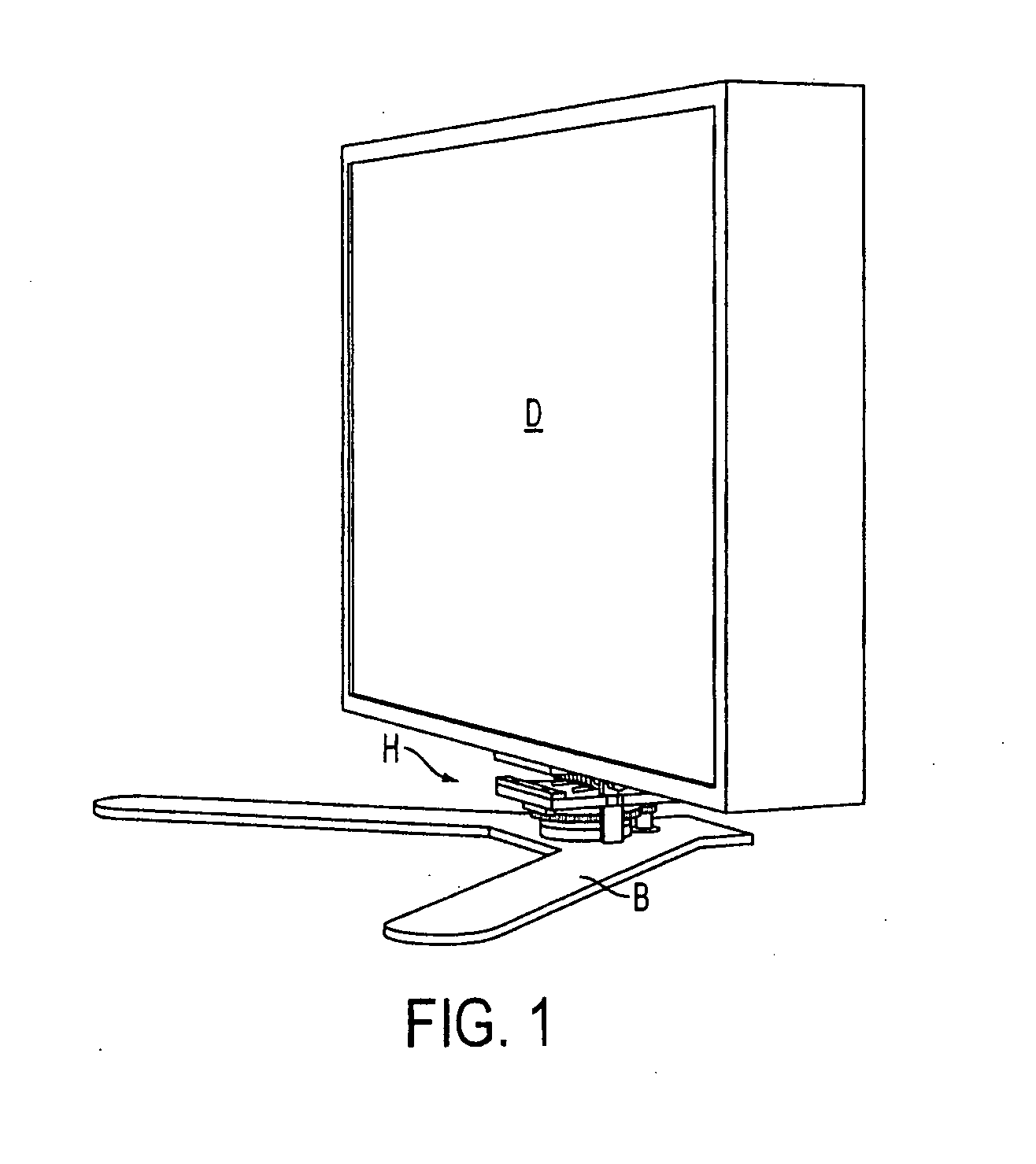 Hinge device of plane display