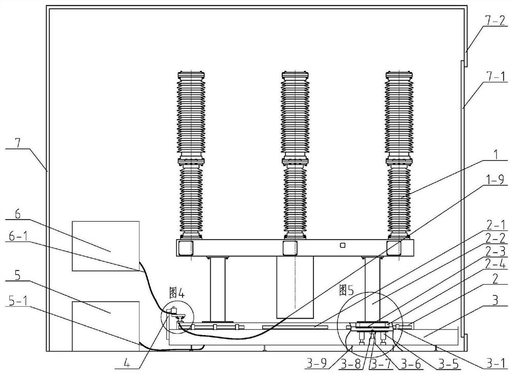 Automatic running-in system and method for power transmission grade high-voltage vacuum circuit breaker