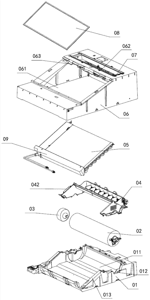 A hood air conditioner indoor unit and a refrigerating range hood having the same