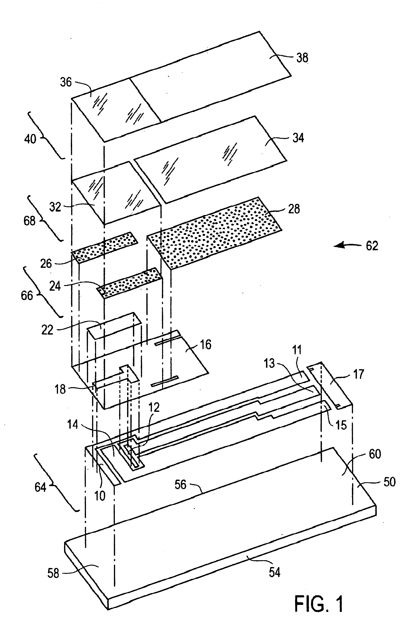 Electrochemical test strip for reducing the effect of direct interference current