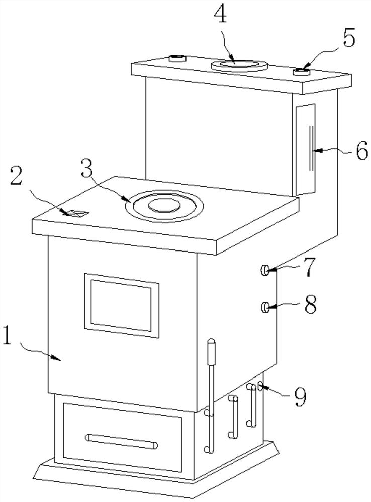 Household heating dual-purpose furnace