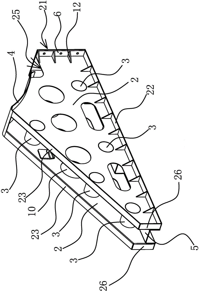 Supporting rack of steel coil transporting device and steel coil transporting device