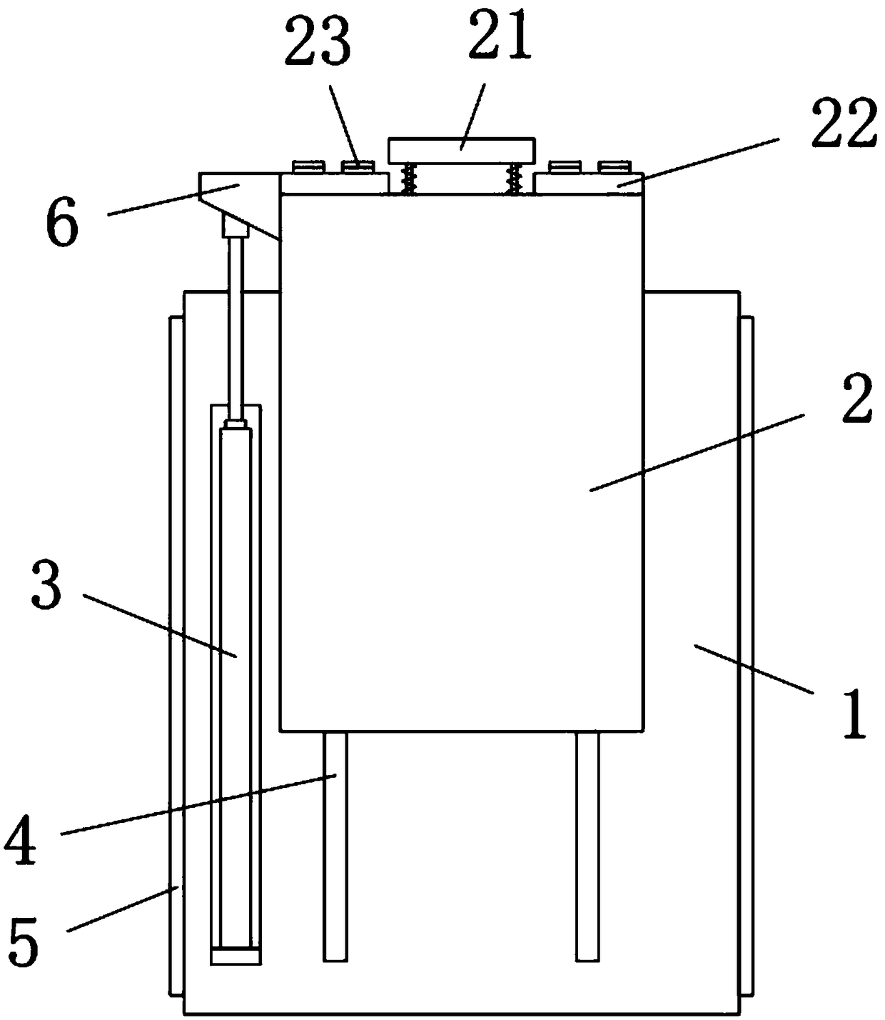 Adsorption type working platform