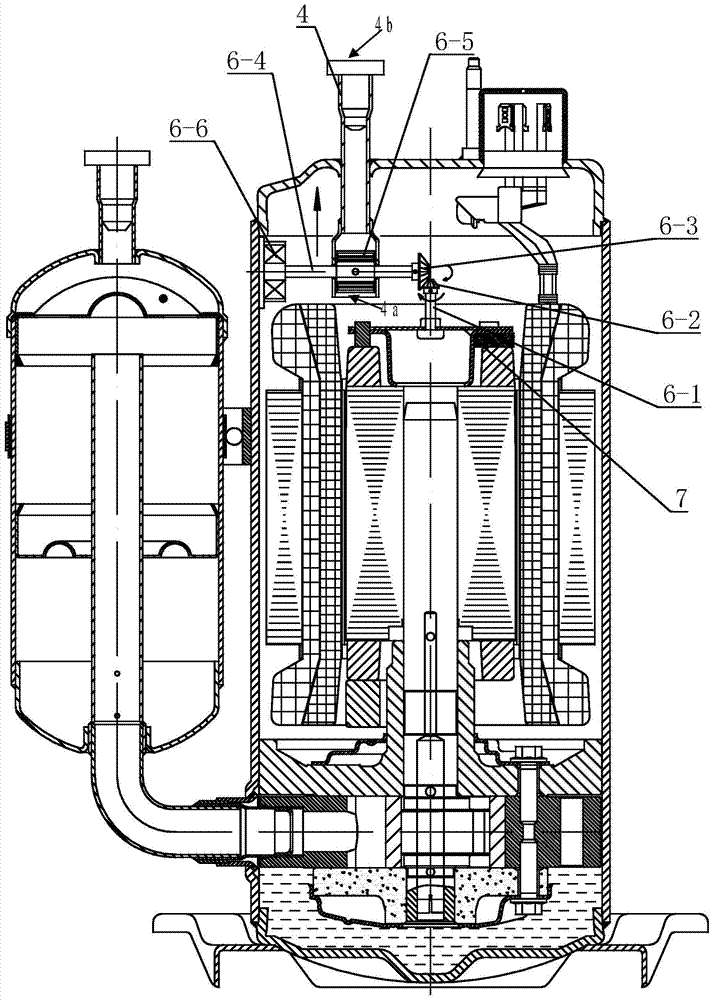 Rotary type compressor capable of being turbocharged