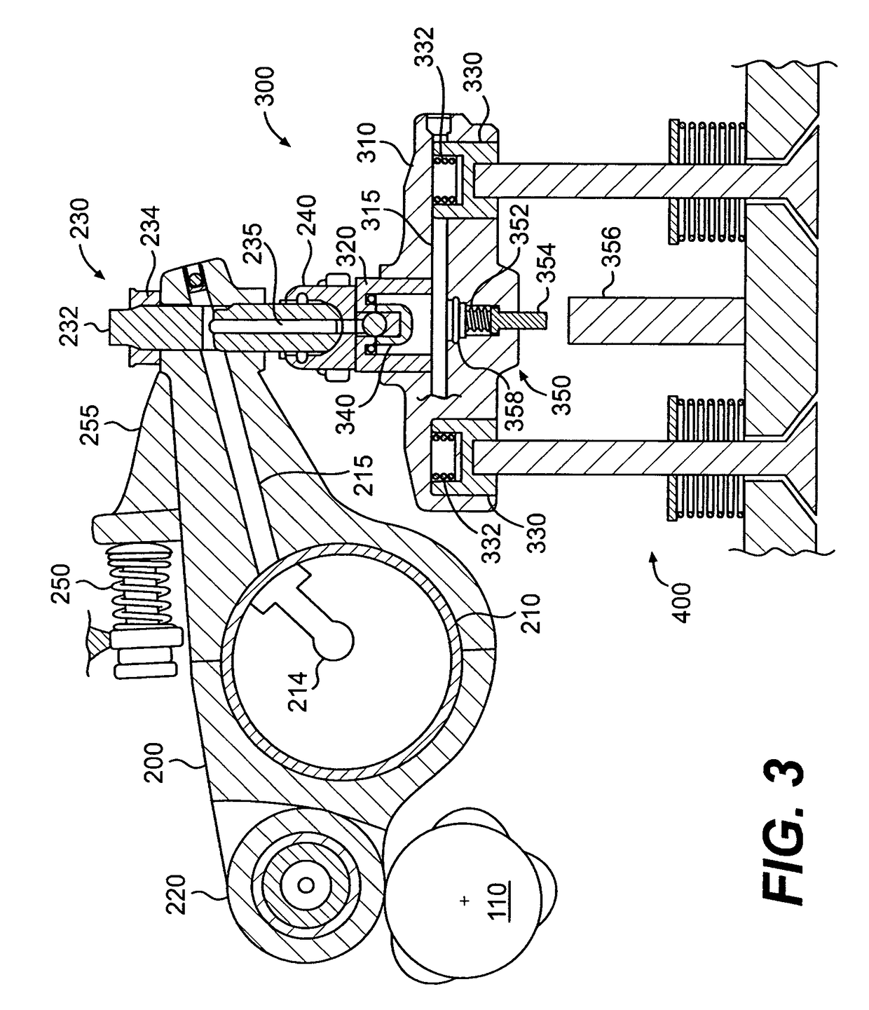 Valve bridge with integrated lost motion system
