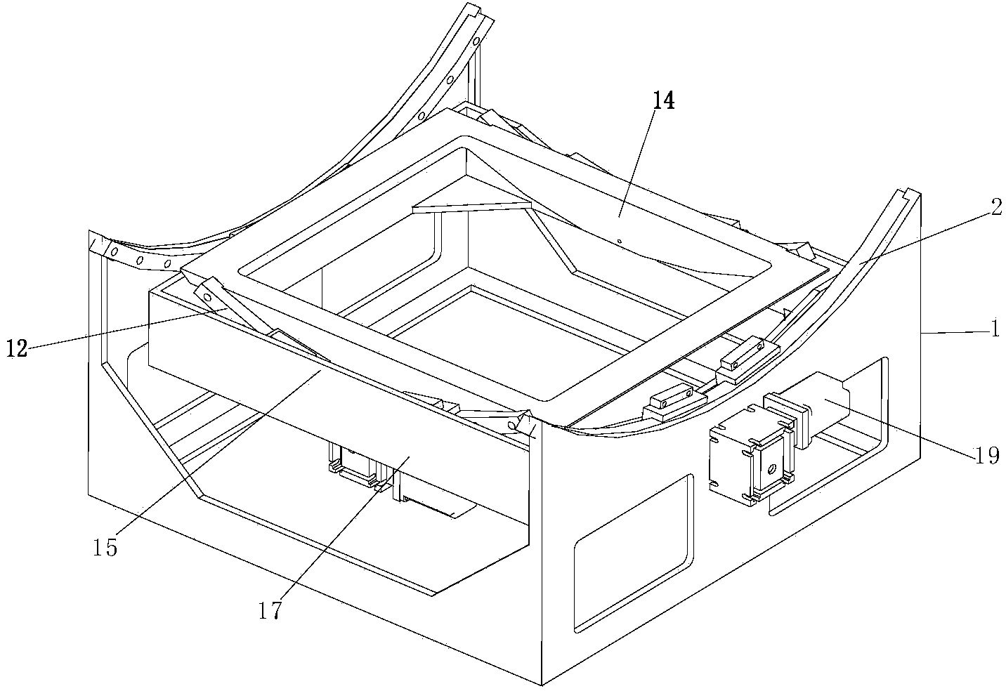 Movement scanning device of high-intensity focused ultrasonic treatment system