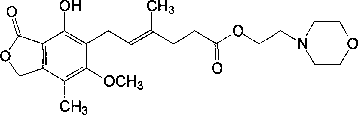 Prepn process of Mycophenolate mofetil