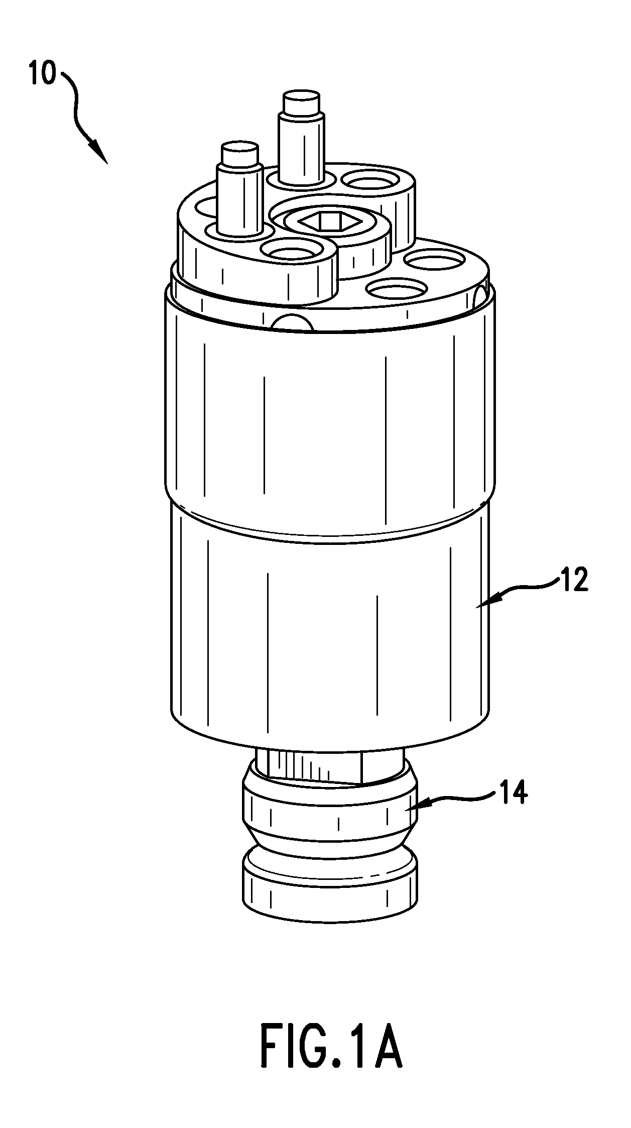 Solenoid actuated flow control valve including stator core plated with non-ferrous material