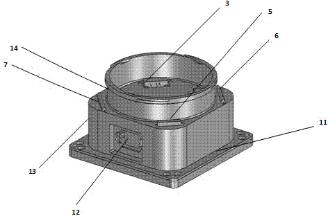 Miniaturized integrated device of resonant mode fiber-optic gyroscope system and method thereof