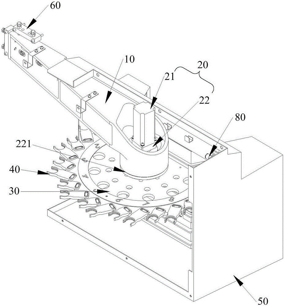 Numerical control machine tool and magazine tool thereof