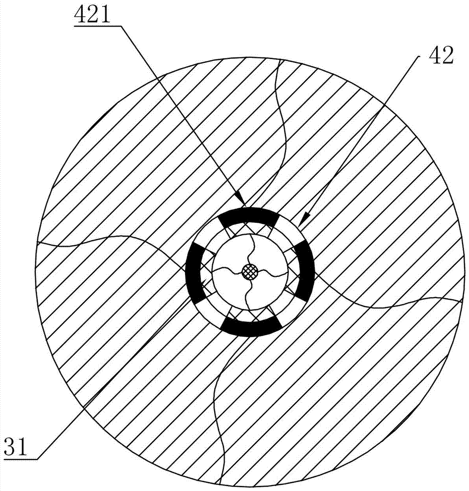 Photoelectric detection alarm device for submarine pipeline