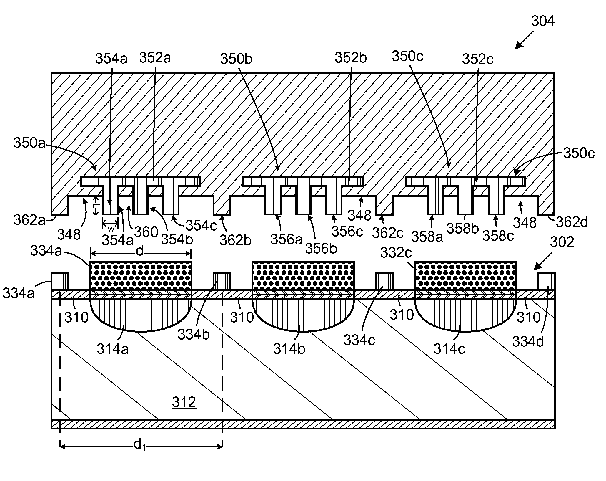 Very small pixel pitch focal plane array and method for manufacturing thereof