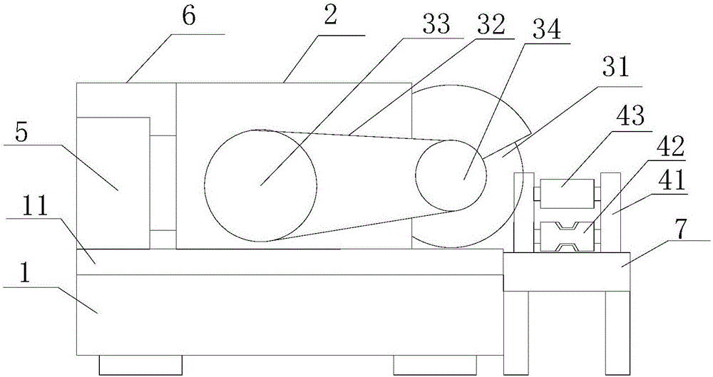 Sectional material cutting machine