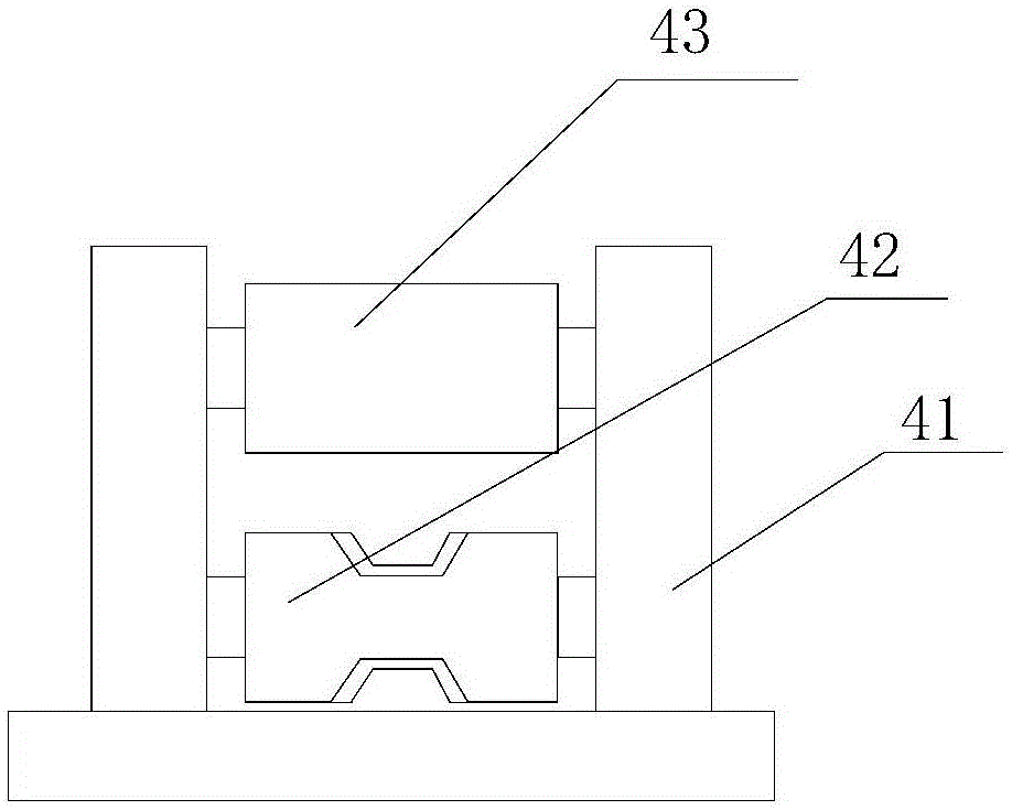 Sectional material cutting machine