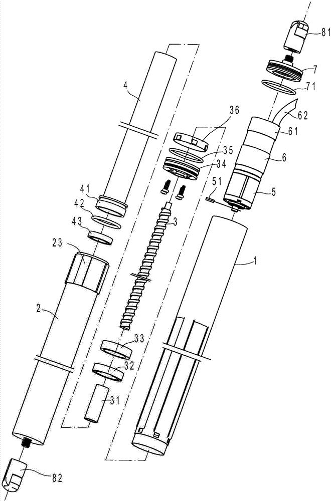 Smart motor driving air cylinder device