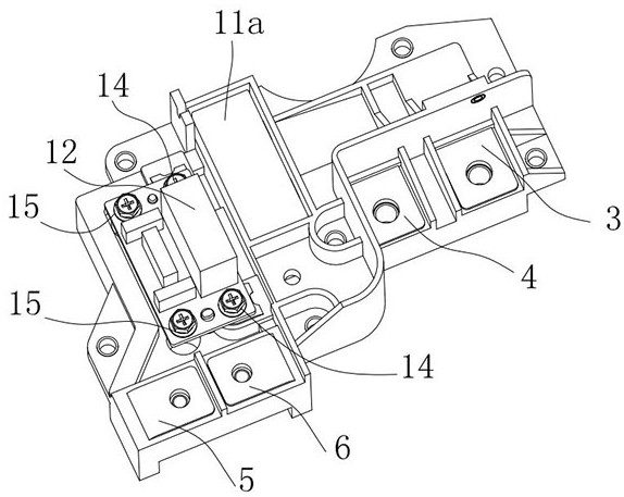 Multistage filtering structure, motor controller and vehicle