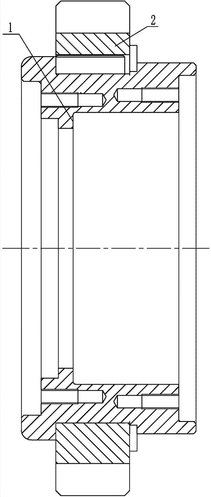 Compression roller for flat-die biomass molding machine and ceramic layer growth method of compression roller