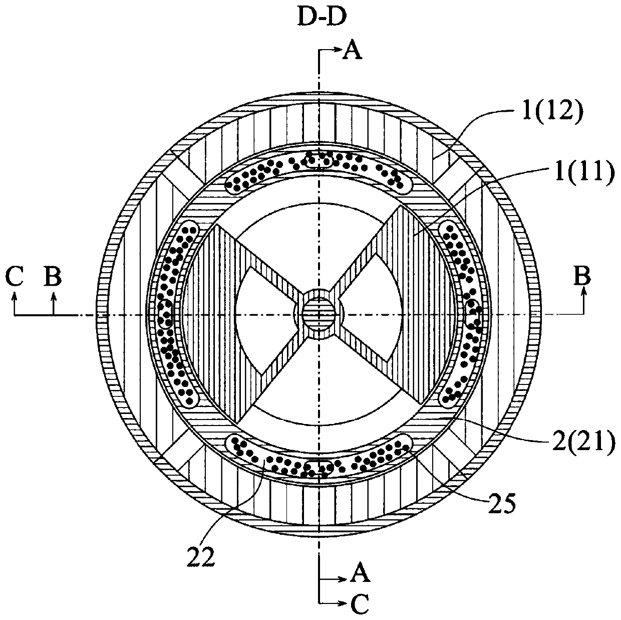 Magnetic cooling device