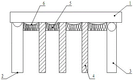 Reinforcement device for simply supported girder bridge