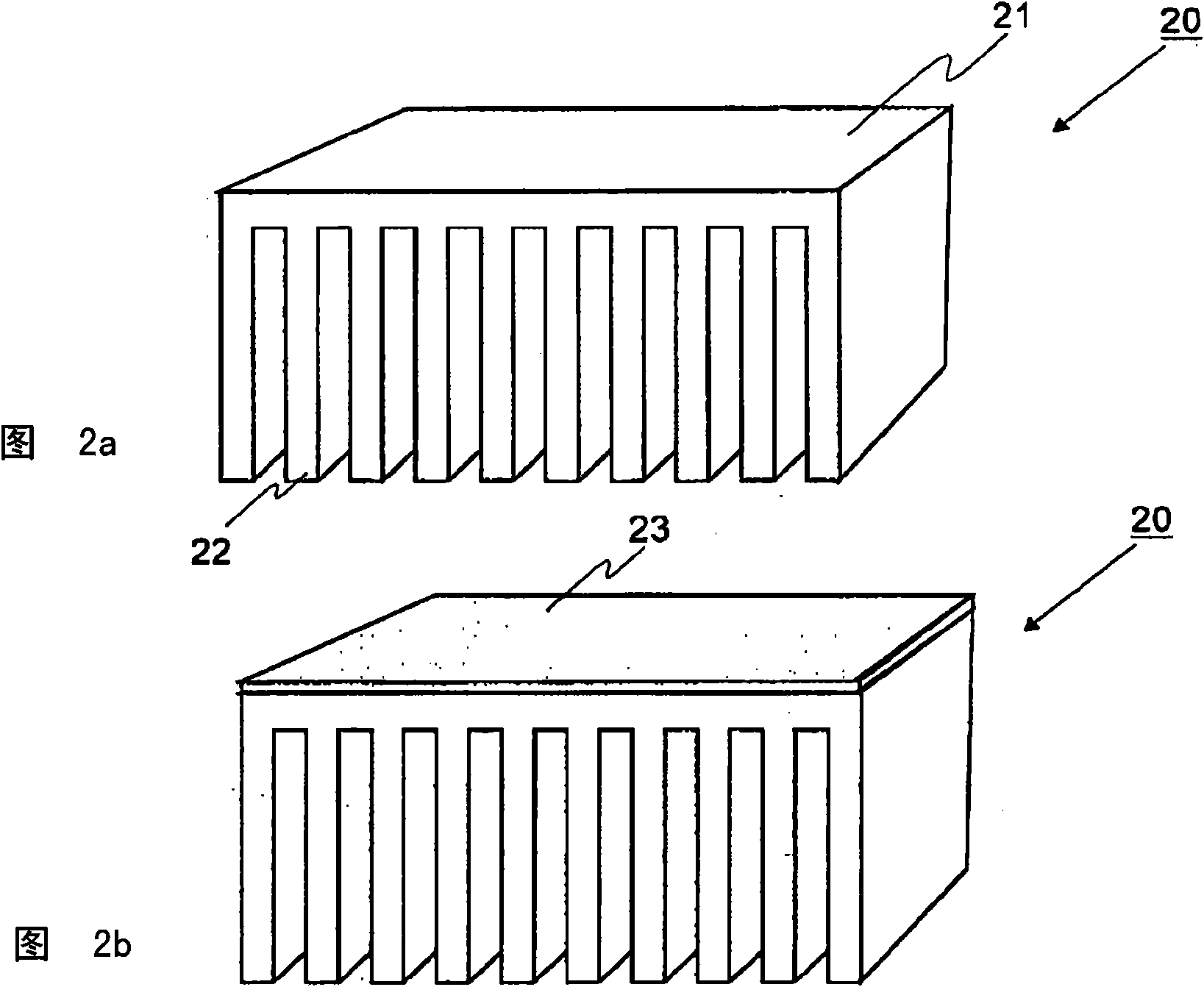 Method for arranging cooling for a component and a cooling element