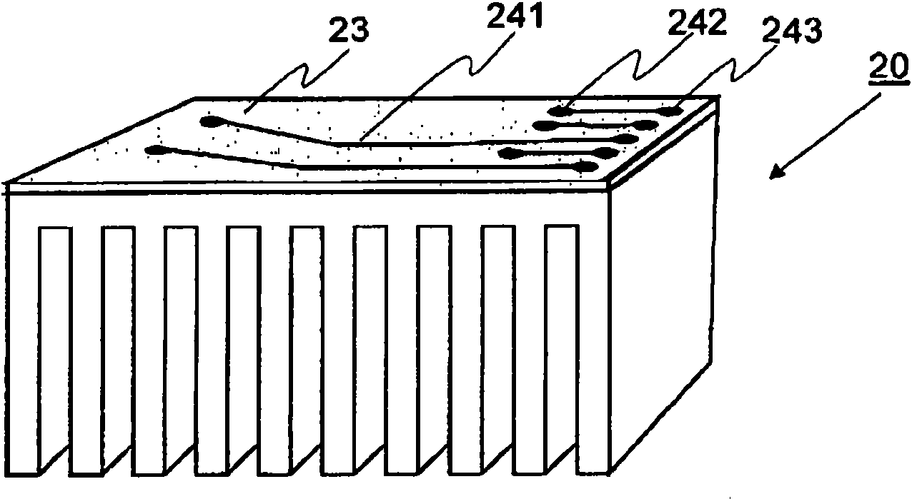 Method for arranging cooling for a component and a cooling element